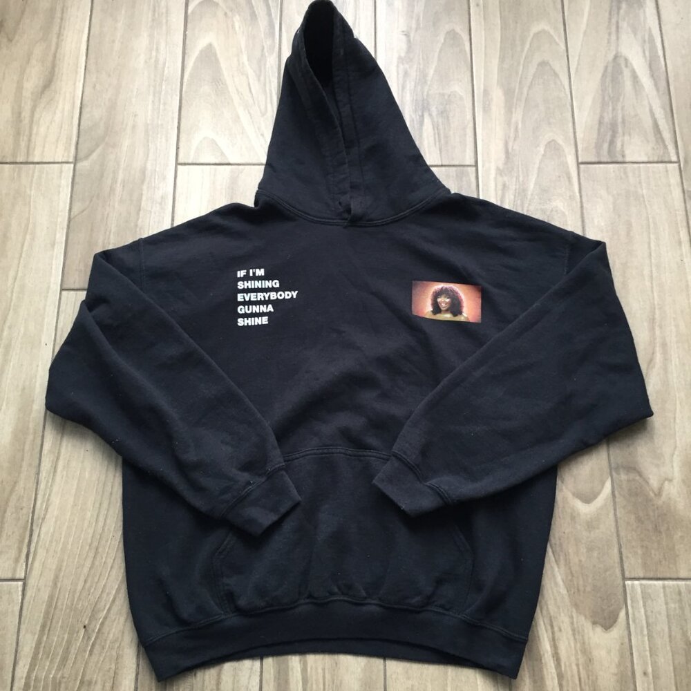 lizzo juice hoodie long sleeve black
